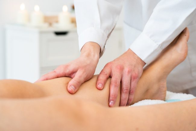 masaje circulatorio y drenaje linfático en Valencia - circulación de piernas