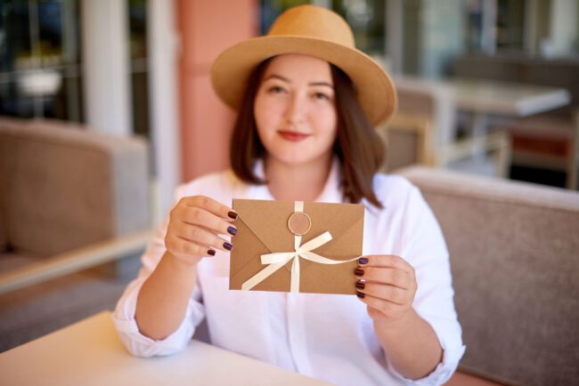 masajes para regalar en valencia - chica con regalo de masajes