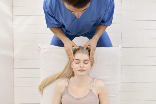 masaje shiatsu en valencia - masaje en la cabeza