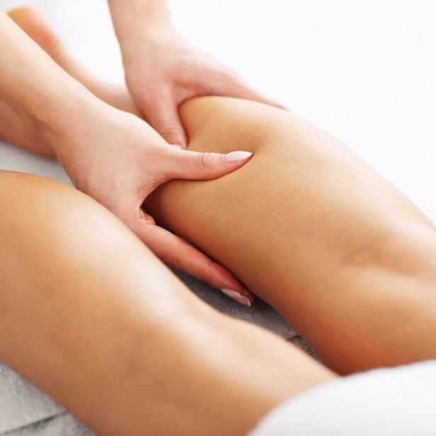Masaje para drenaje linfático en Valencia - piernas