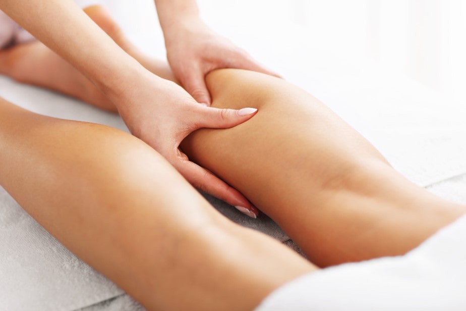 Masaje para drenaje linfático en Valencia - piernas